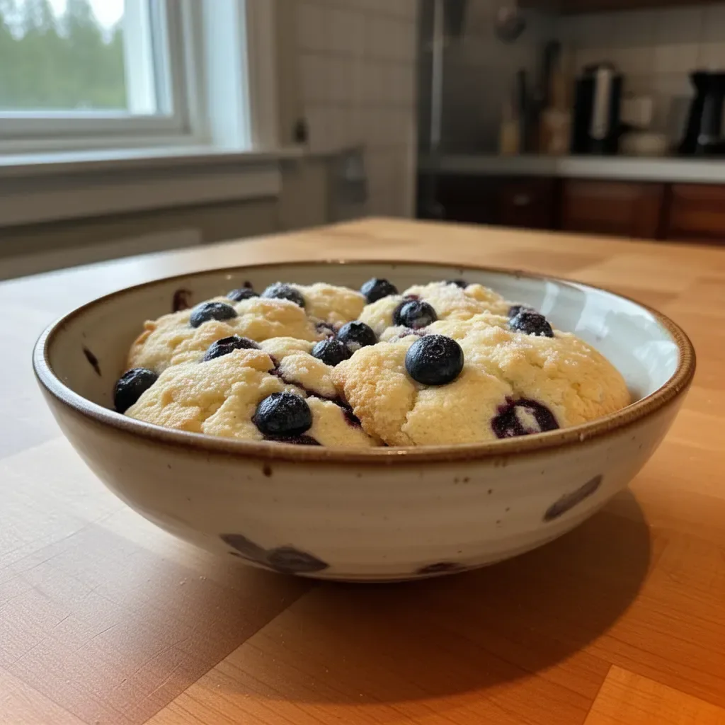 Delikata citronblåbärskakor med citron och blåbär
