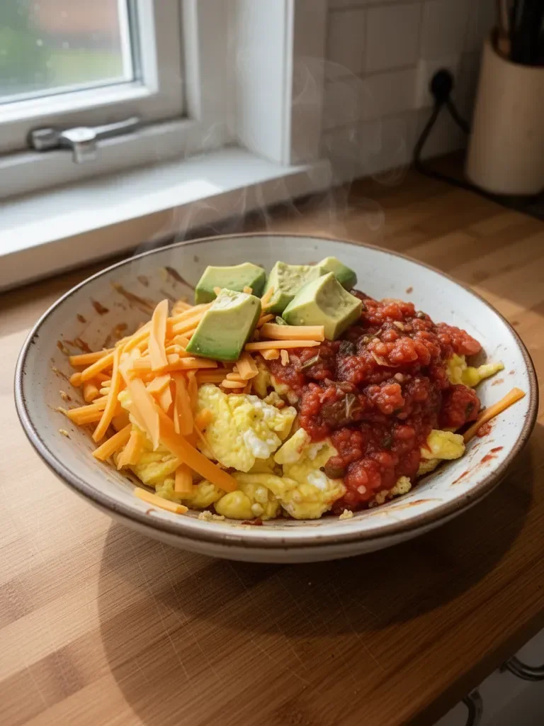 Frukost Burrito Skål