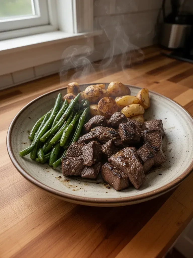 Garlic Balsamic Beef Bites