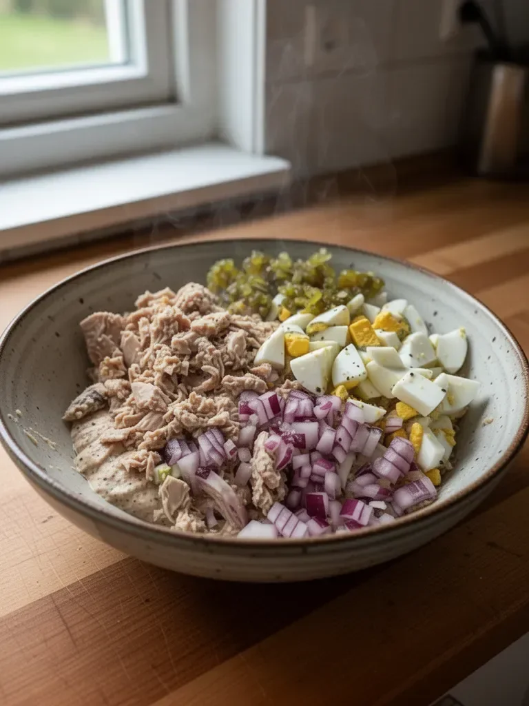 Hälsosam Tonfiskäggsallad