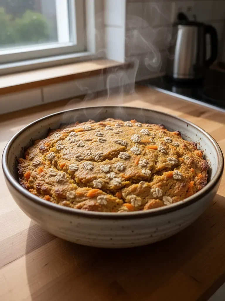 Enkel glutenfri havre-morotskaka