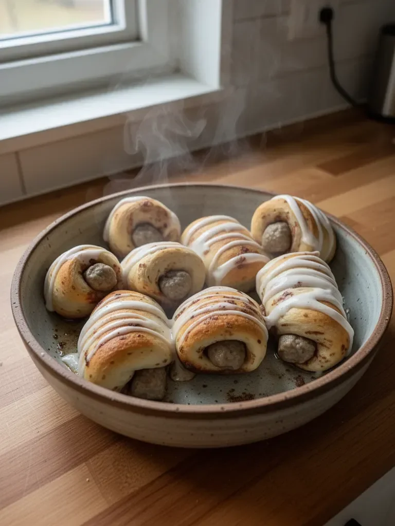 Frukostgrisar i en filt