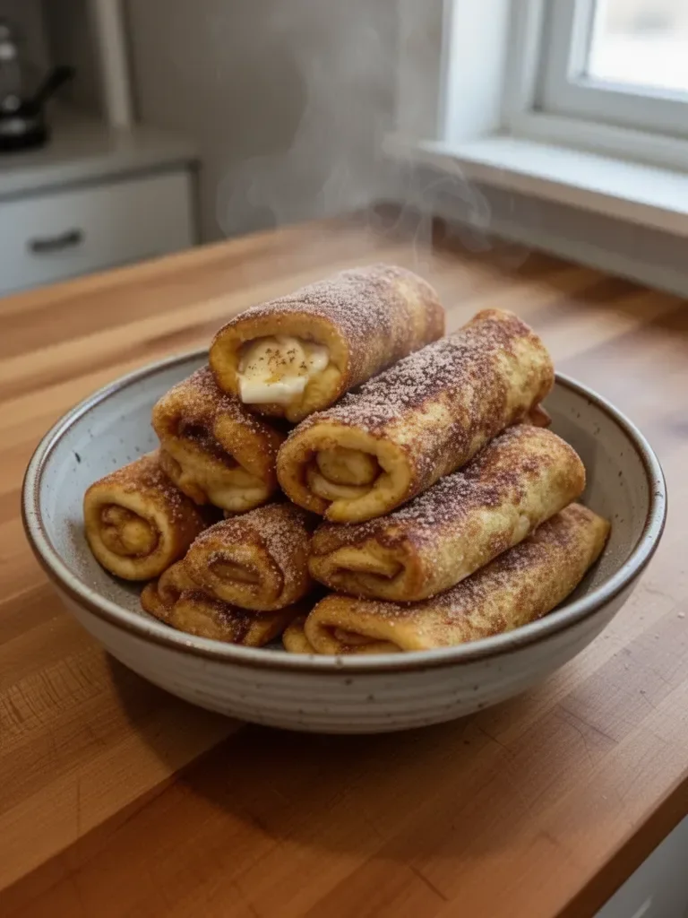 Kanel Socker Franska Toast Rullar