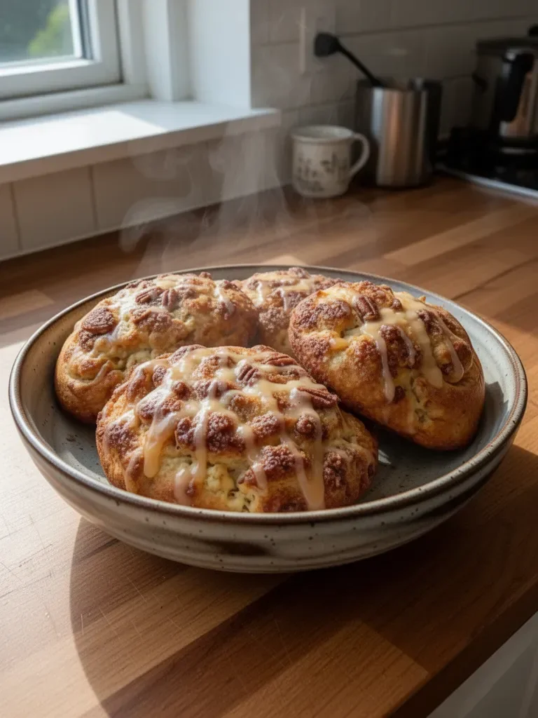 Keso-kanelbullar frukostkakor