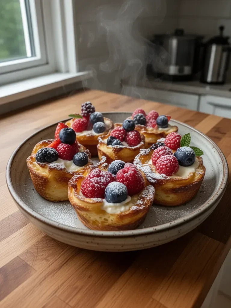Oemotståndliga franska toastkoppar