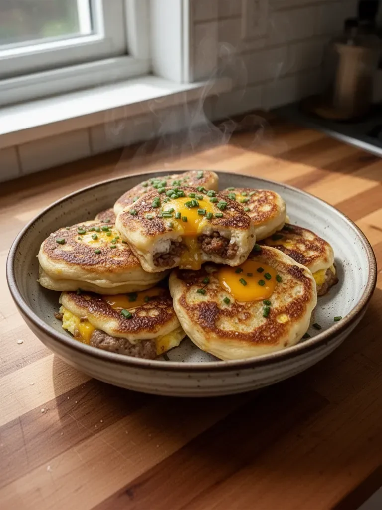 Savory Breakfast McGriddle Bites