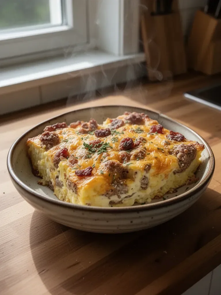Spröd frukostgratäng
